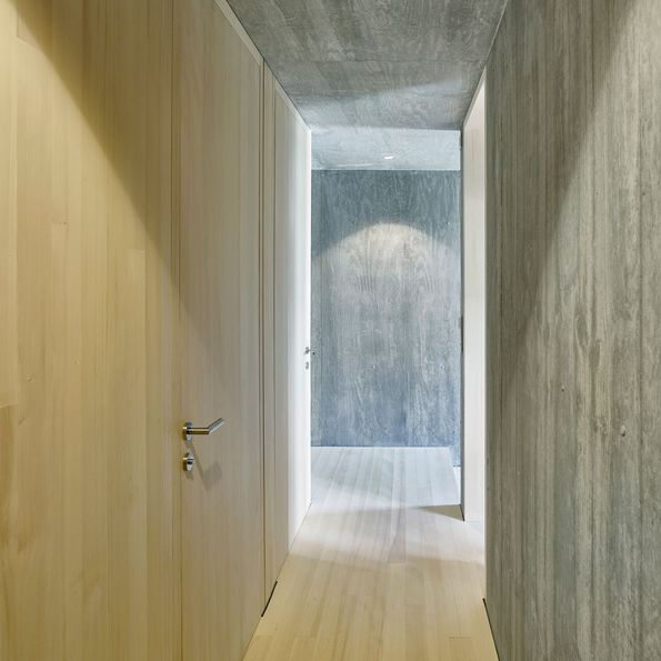 Interior design with Sea pine plywood panels