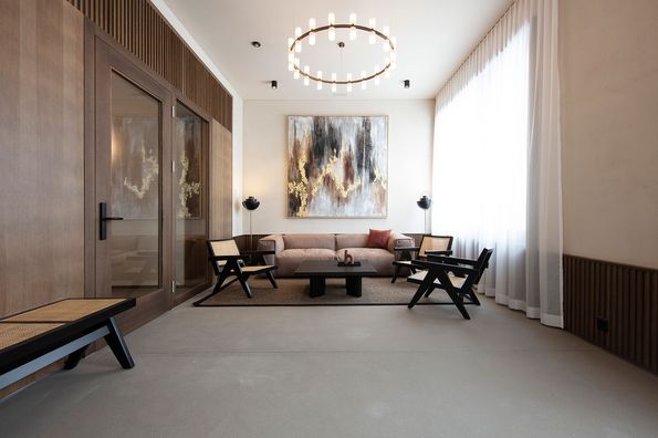 Individual interior design with Roser veneers