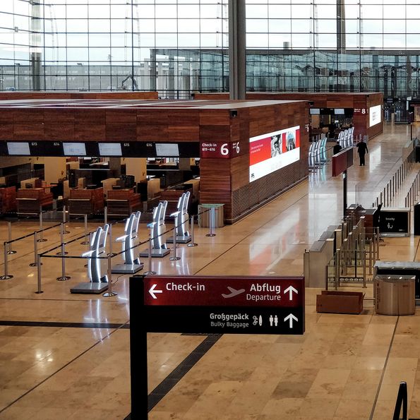 Berlin Brandenburg Airport (BER) - veneer European Walnut 