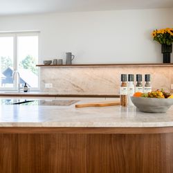 Edles Holzfurnier Küche