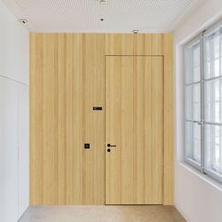 Veneer door Bamboo vertical nature