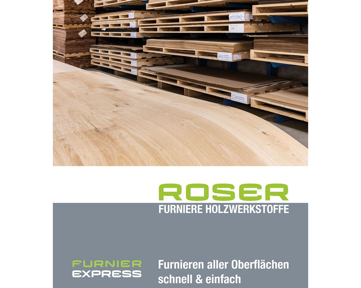 Broschüre Furnier Express