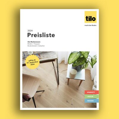 tilo Boden Preisliste, Parkett, Natur und Designböden
