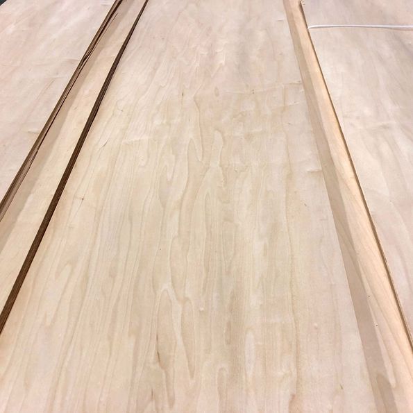 Veneer Maple peeled on stock Roser AG