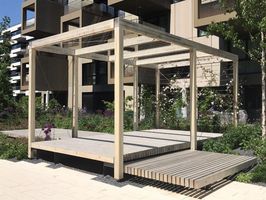 Accoya Pergola aus Holz für Garten Terrasse und Aussenraum