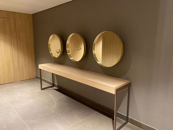 High-quality wood veneer, The Circle, Zurich