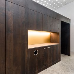 Modernes Küchendesign mit Eiche Rustik Mokka Furnier