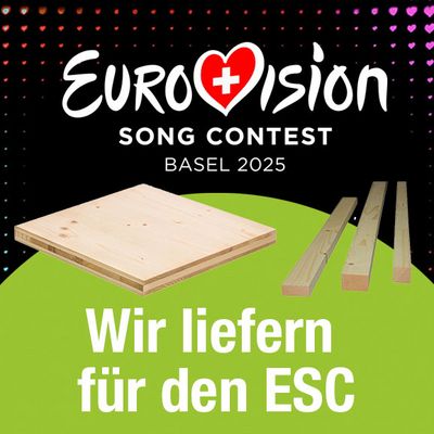 Holzwerkstoffe für Holzwerkstoffe im Event- und Messebau: Eurovision Song Contest 2025