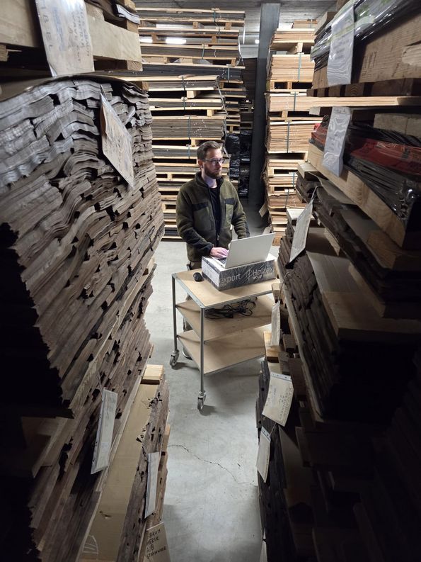 Lagerinventur Furnier Roser AG