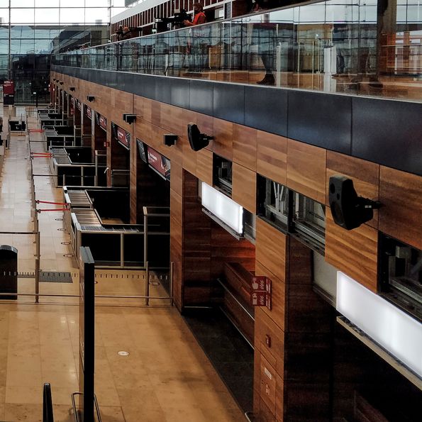 Berlin Brandenburg Airport (BER) - veneer European Walnut 