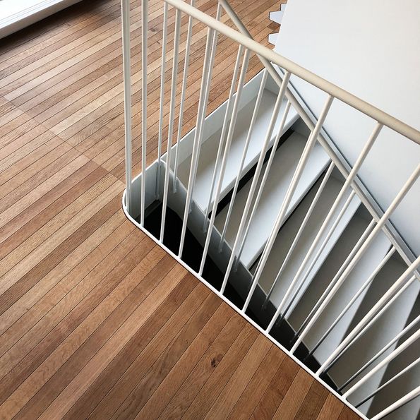 Kitchen remodeling, oak parquet, kitchen in birch veneer