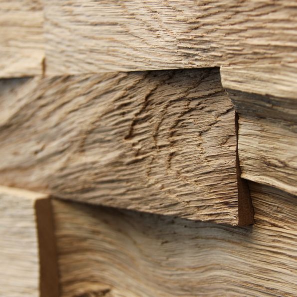 wall panel Split wood veneer Oak nature