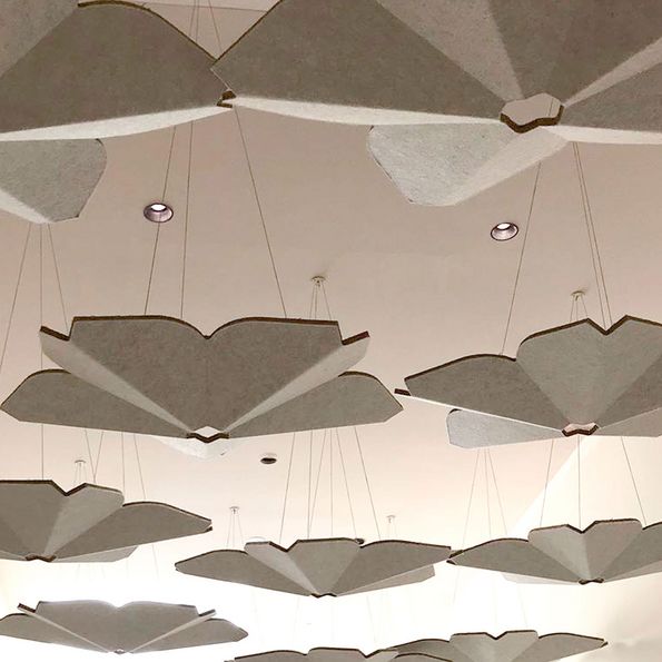 Whisperwool Acoustic solutions, ceiling decoration