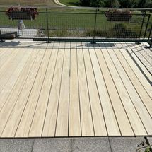 Accoya decking by Roser AG A durable wooden deck in the Basel area