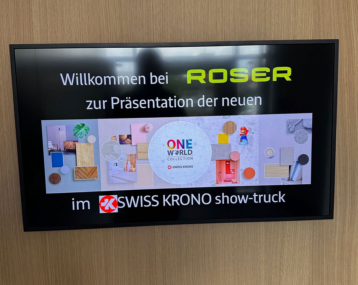 Presentation of the new One World collection from Swiss Krono
