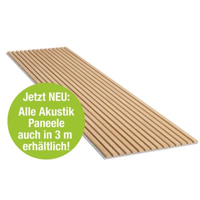 Jetzt neu die 3 m Akustikpaneele bei der Roser AG