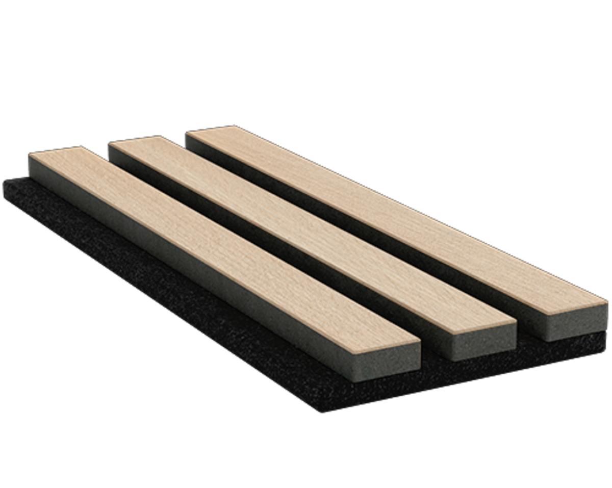 VENEER EXPRESS Acoustics Oak (felt and MDF black) sample