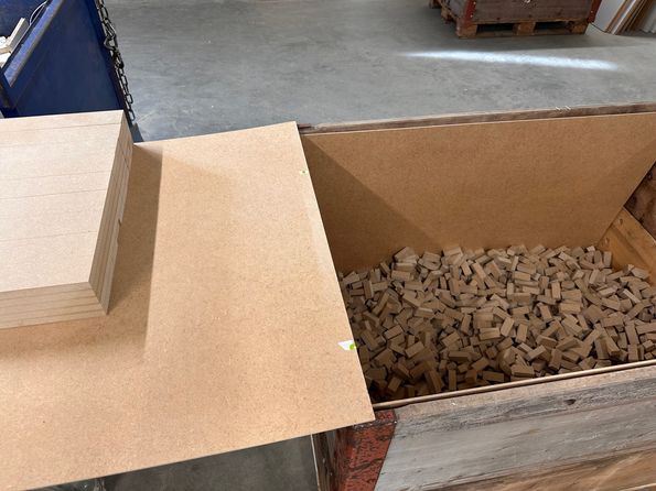 Holzzuschnitt von Roser