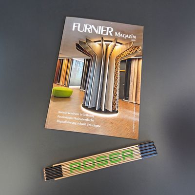 Furnier Magazin 2025/2026 mit Roser Furnier