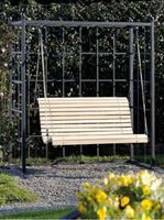 Hängeschaukel mit Accoya Holzbank für Garten und Terrasse