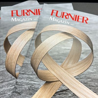 Roser Veneer projects in Furnier Magazine 2023
