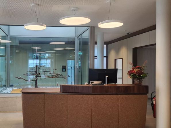 Raw veneer delivery Raiffeisenbank Therwil