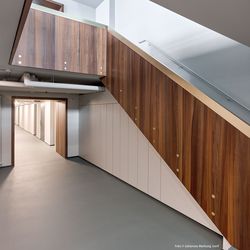 Wood species Peartree Swiss smoked, Stair railing