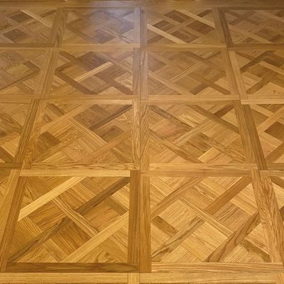 Custom-made European oak panel parquet, Basel