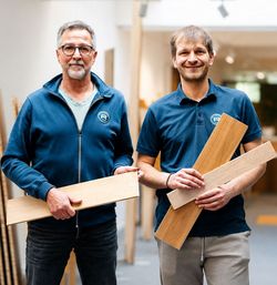 Parkettberatung im Parkett Ausstellungsraum in Birsfelden bei Basel Parkettberatung für Ihr Objekt, Roser AG Birsfelden bei Basel