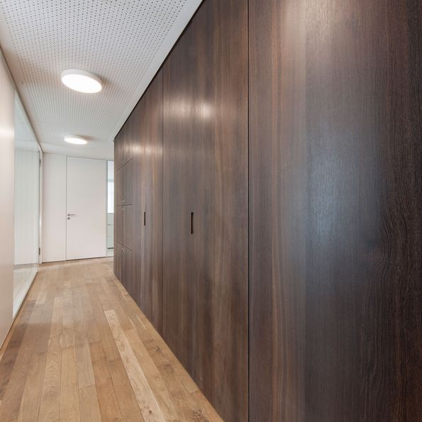 Wood type Smoked oak for Raiffeisenbank Dornach