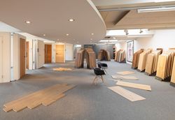Ausstellungsraum Parkett Parkettberatung im Ausstellungsraum in Birsfelden bei Basel