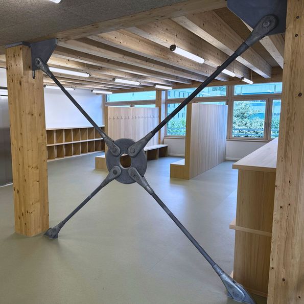 Fir veneer for the Aegelmatt nursery in Pratteln Aegelmatt Nursery, Pratteln – Interior Fittings: Pine Veneer