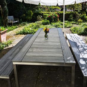 Outdoormöbel Accoya aus FSC®-zertifiziertem Holz