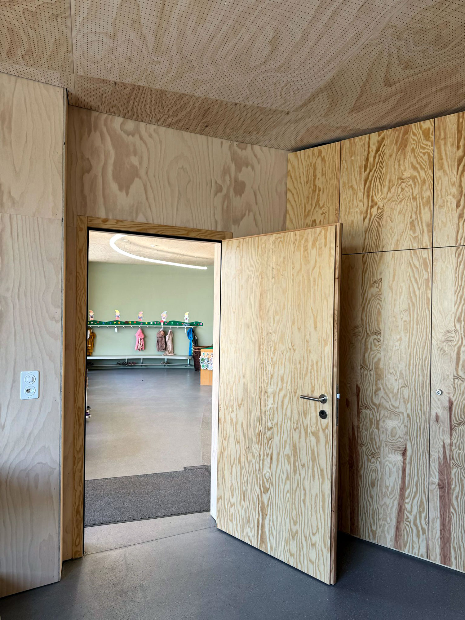 Veneer doors school