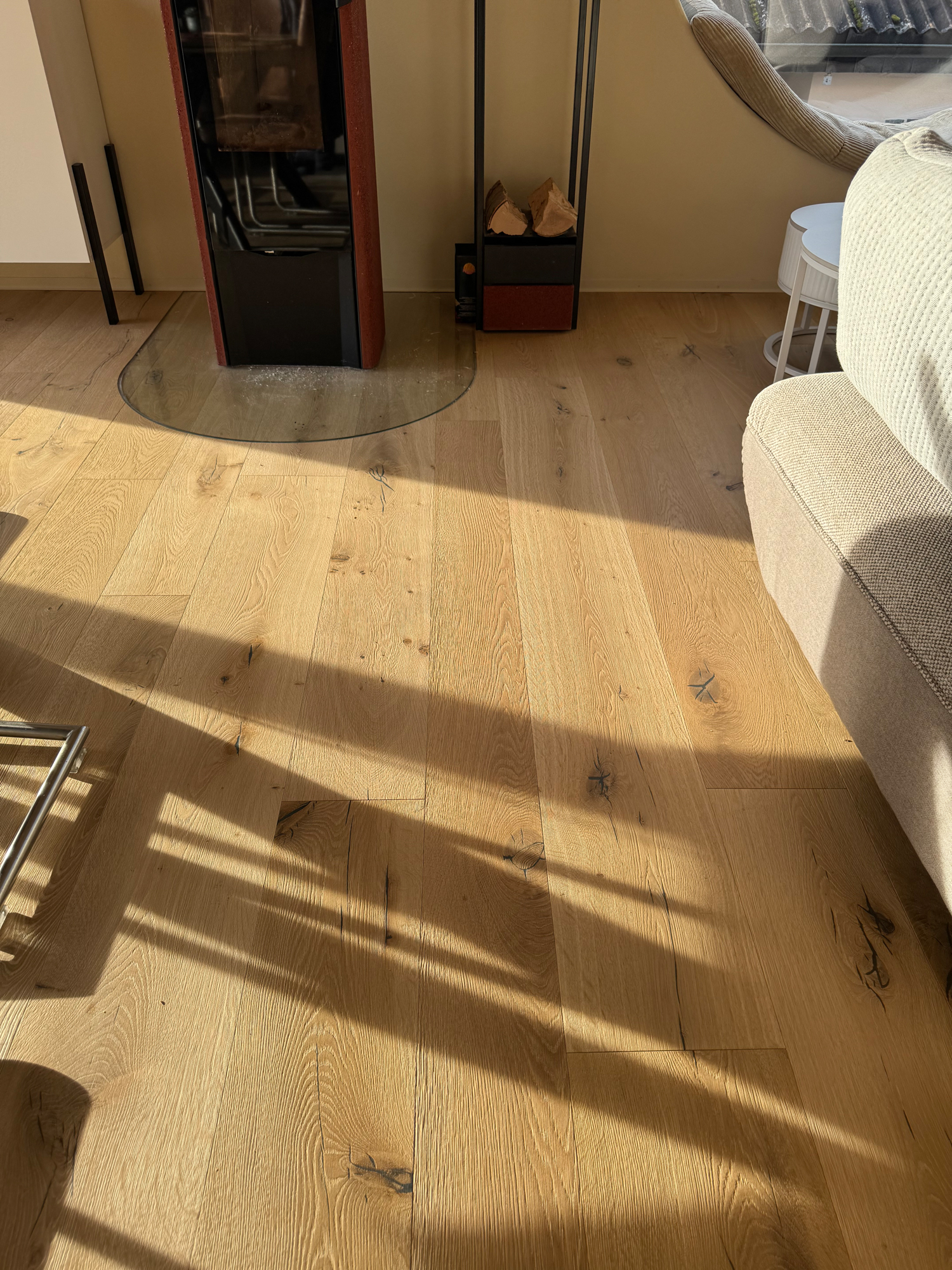 Hausumbau mit Roser Materialien Parkett selber verlegen, Parkettberatung von Roser