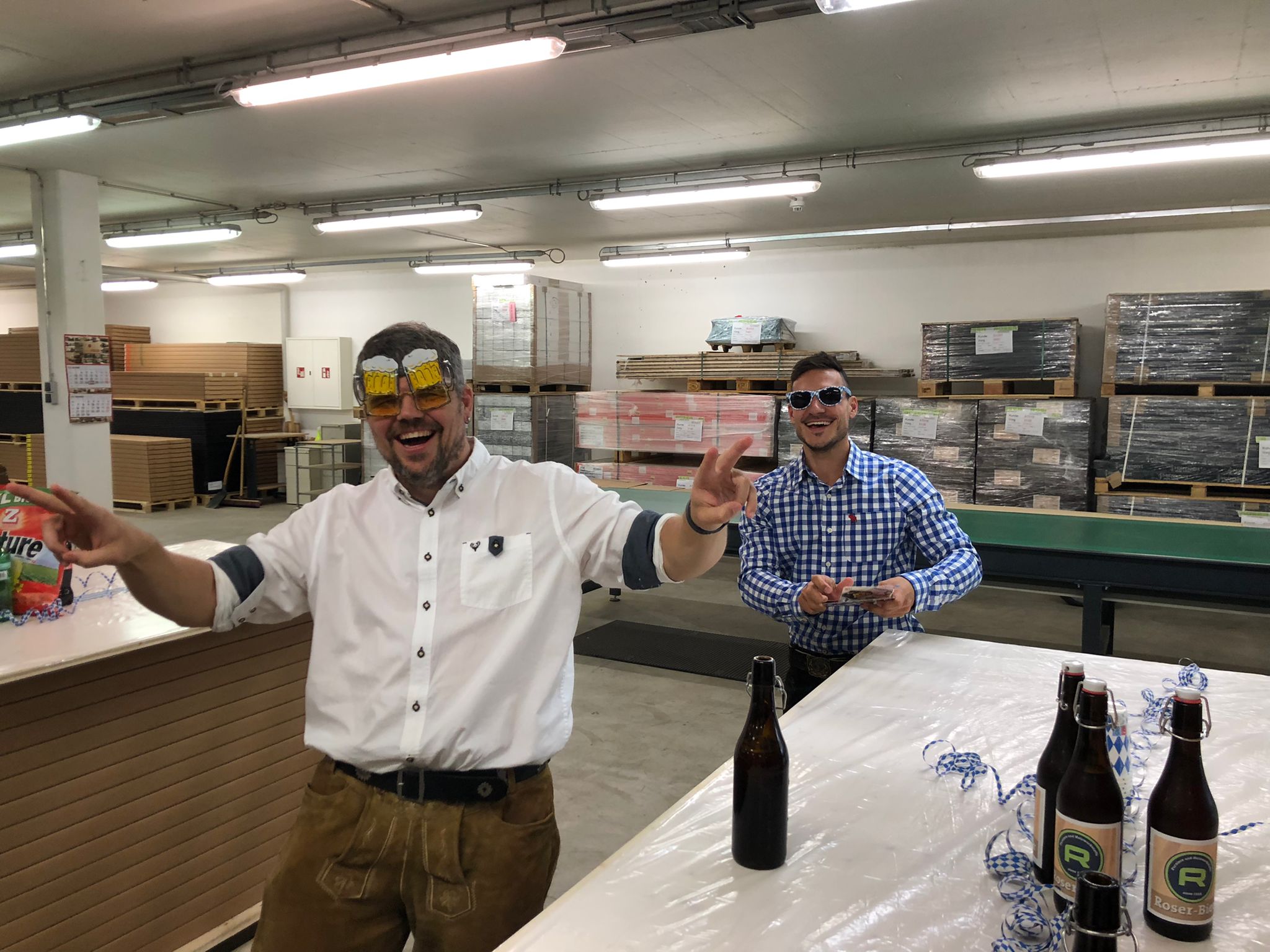Our home-brewed Roser beer at the Octoberfest
