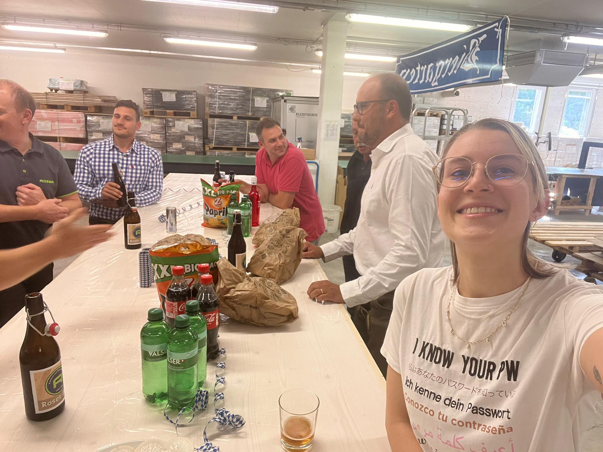Our home-brewed Roser beer at the Octoberfest