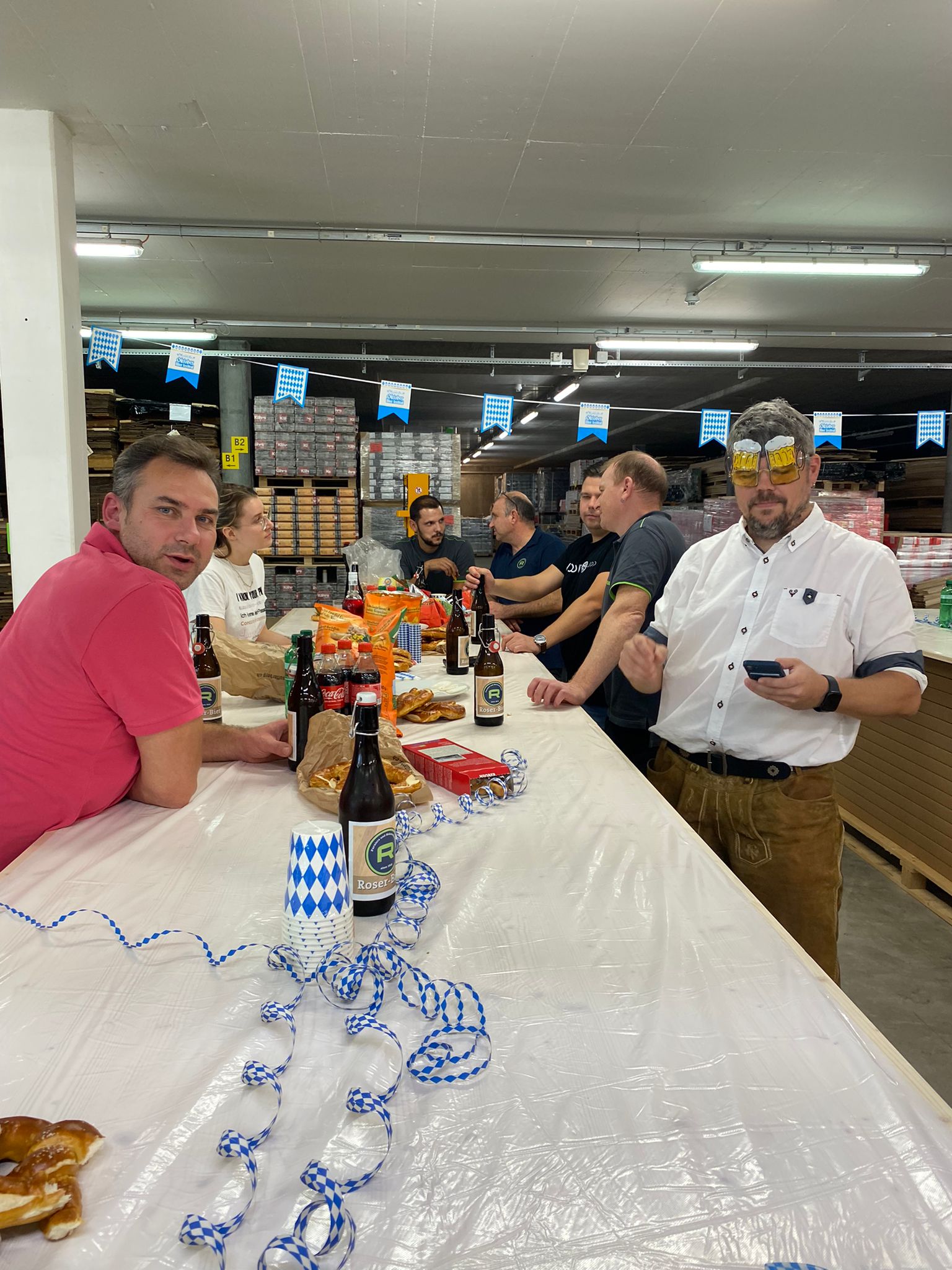 Unser selbstgebrautes Roser Bier am Oktoberfest