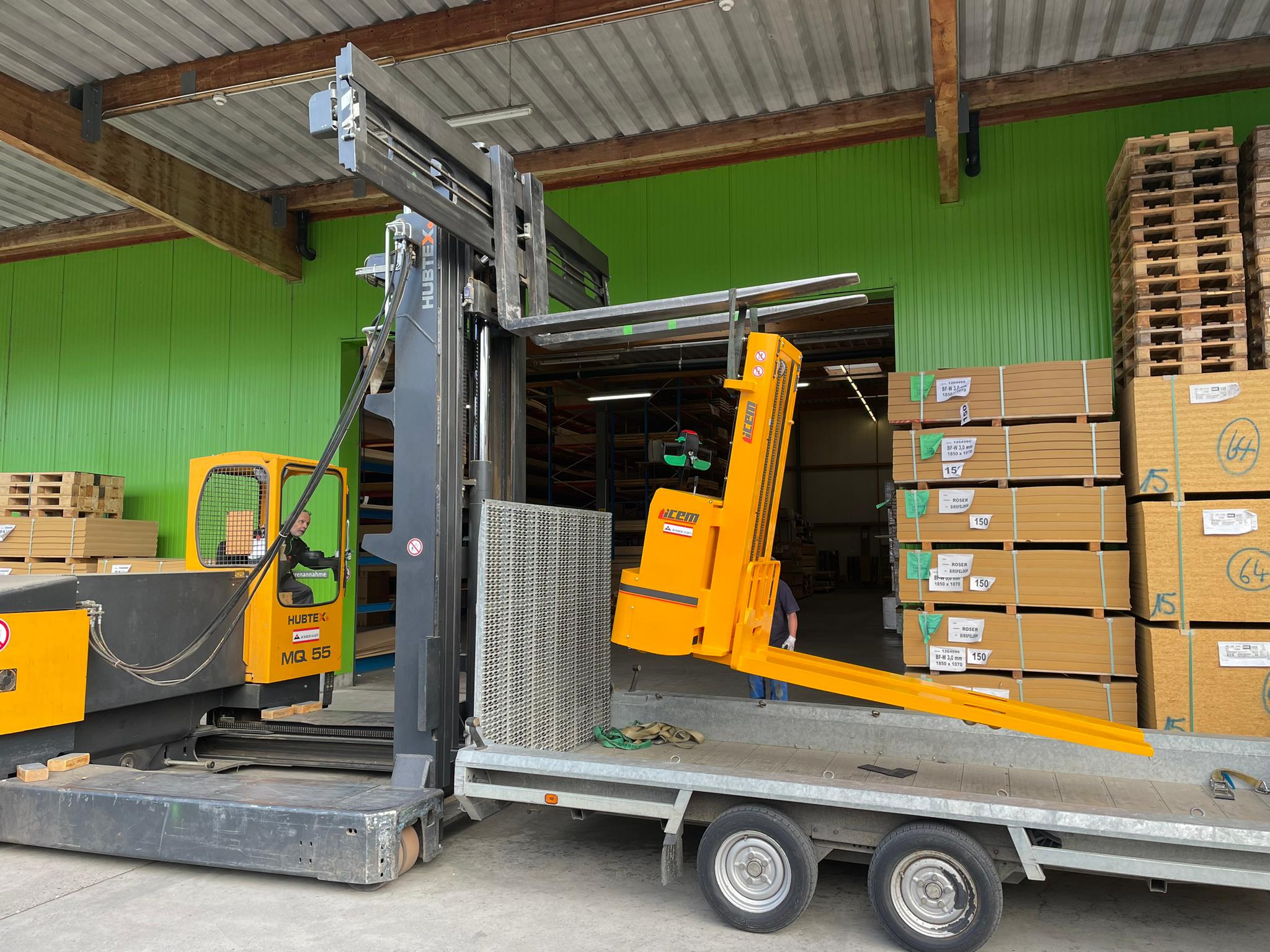 Stapleranlieferung für die Roser AG
