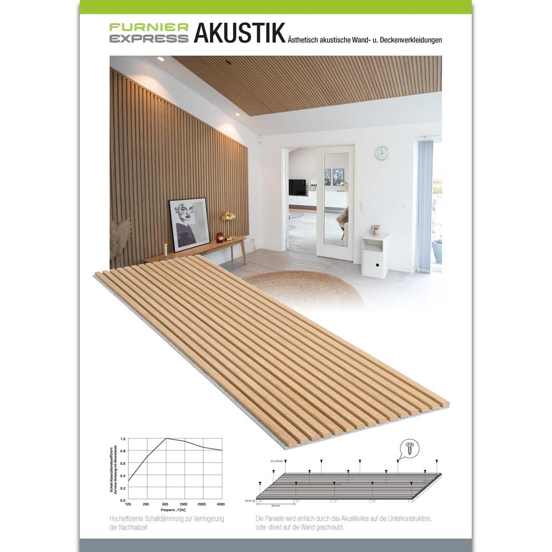 Eiche Akustikplatte