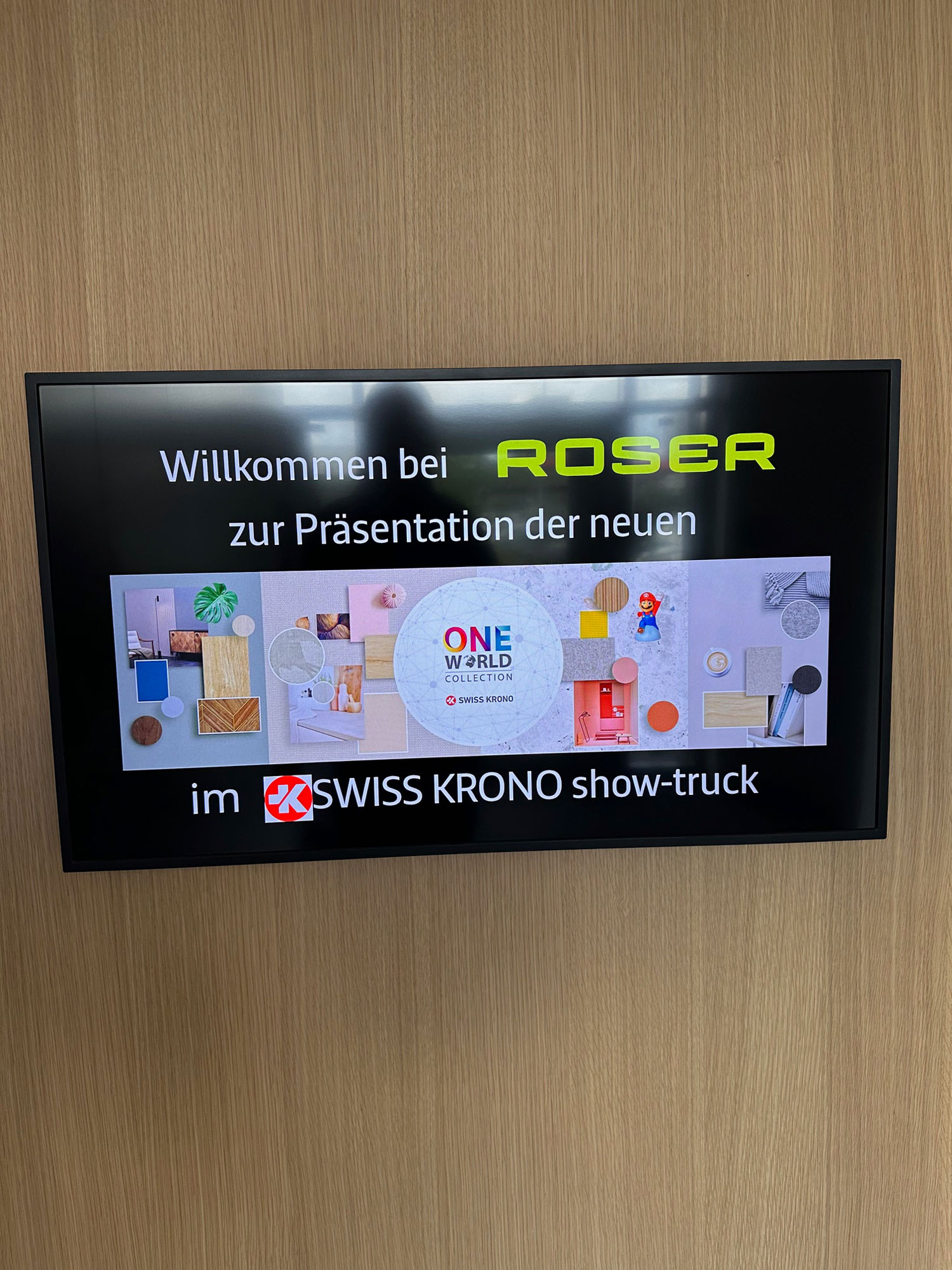 Präsentation der neuen One World Kollektion von Swiss Krono
