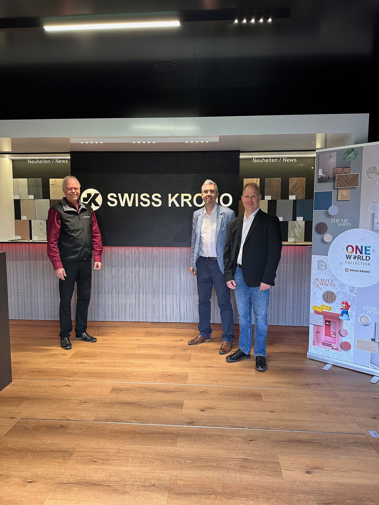 Einführung der One World Kollektion von Swiss Krono