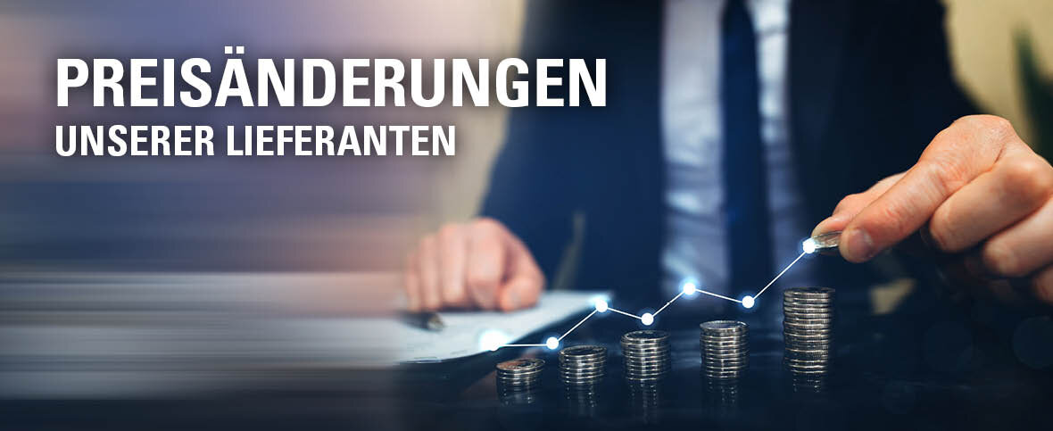 Preiserhöhung 2026 unserer Lieferanten Preiserhöhung 2026 unserer Lieferanten