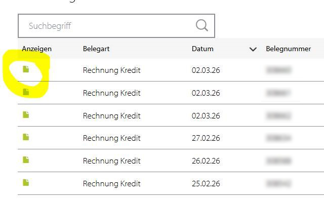 Online Rechnung bezahlen