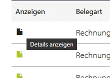 Webshop Kundenbereich