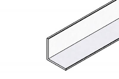 Einfachwandwinkel 20/20 Alu weiss Länge 3000mm zu OWAconstruct Nr. 109/2 Länge 3000mm (30/Pal.)