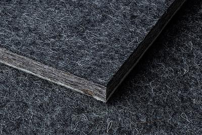 Whisperwool Akustik-Paneele 12mm aus Schafwolle (900 x 900 mm) Anthrazit