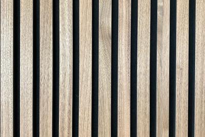 Furnier Express Akustik-Paneel US Nussbaum Rift / Schlicht geschliffen Paket a 2,880 m2 (2 Stk/Pak)