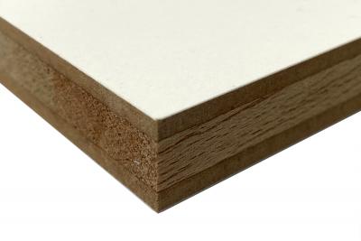 Tischlerplatte Lightwood 3-fach Bau 19mm HDF mit Grundierfolie 295-300gr (5/Pal.)