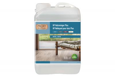 PROFF Holzreiniger Plus Neutral für behandelte und unbehandelte Hölzer Gebinde à 3,0l
